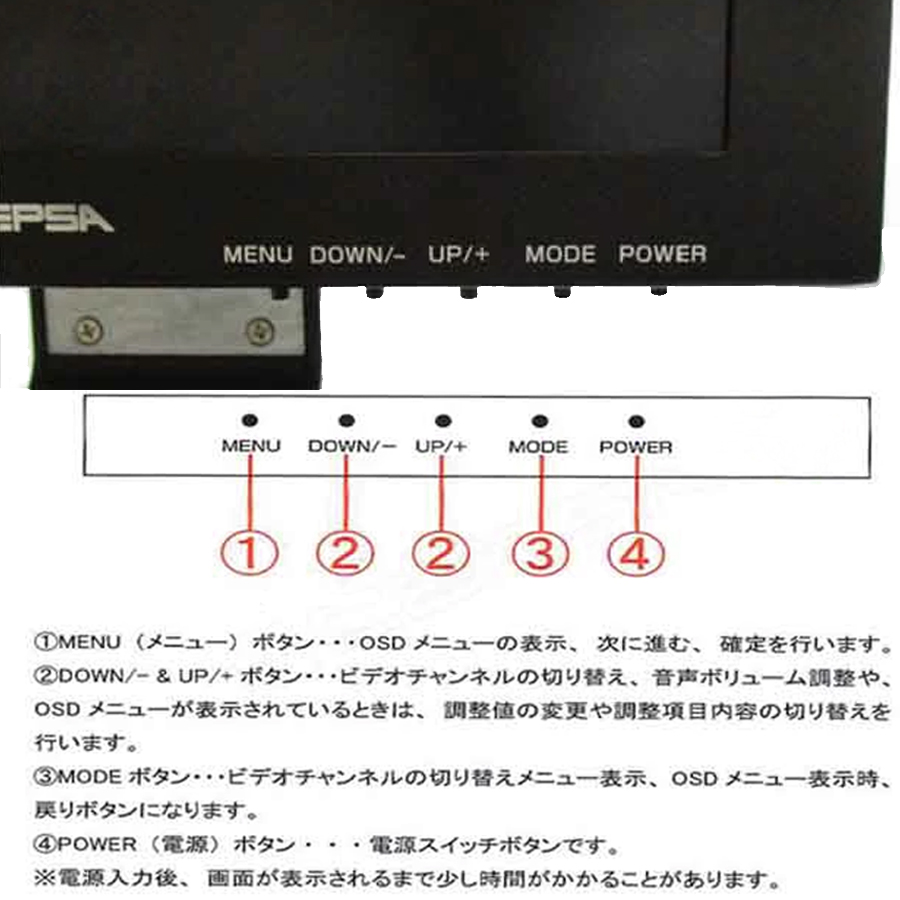 10.4インチ液晶監視モニター LAD-DT10 （メタルキャビネットタイプ） ディスプレイ、モニター