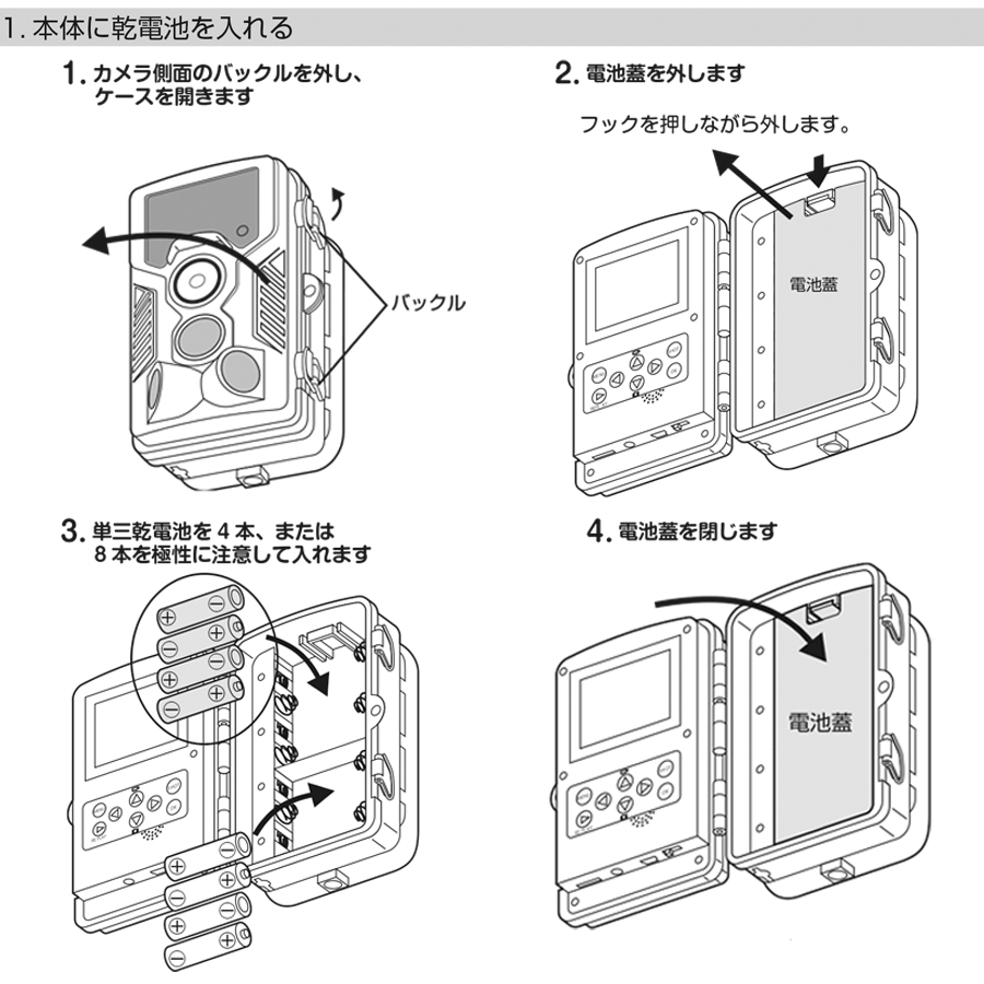 NX-RC800 | 不可視赤外線LED46個搭載トレイルカメラ | 防犯カメラ 監視