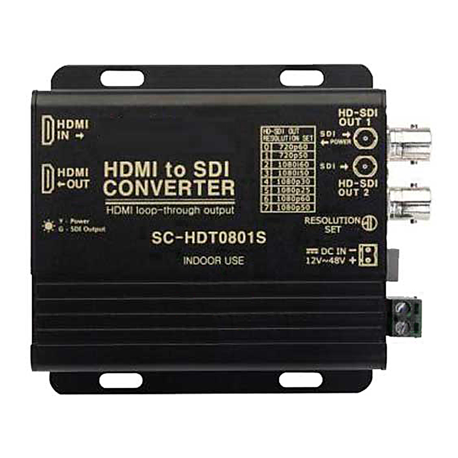 SC-HDT0801S WTW-HDT0801S 映像コンバーター 防犯カメラ 監視カメラ
