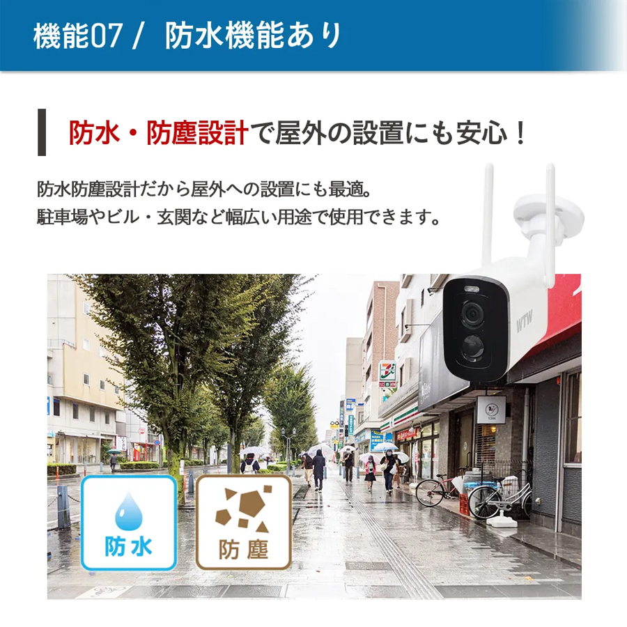 WTW-E2635B(ちび太PRO) | 400万画素機器間Wi-Fi対応バッテリー内蔵